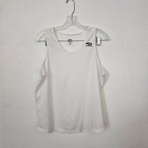 Brooks Running White Tank Top‎ Women's Size XL